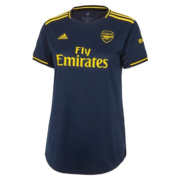 Camiseta Arsenal Replica Tercera Ropa Mujer 2019/20 Azul Marino